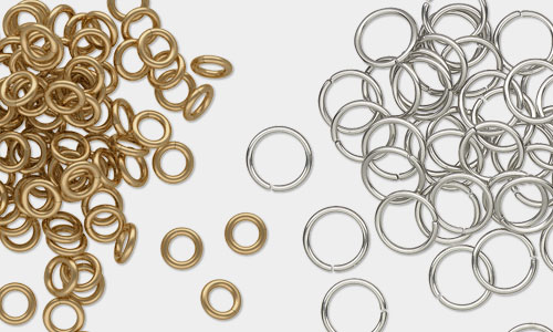 100 LARGE STRONG JUMP RINGS 12mm PLATINUM JEWELLERY MAKING FINDINGS JR –  The Bead Selection