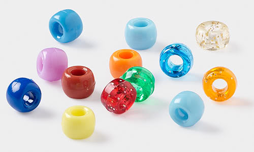 Acrylic Beads - Plastic Beads - Fire 