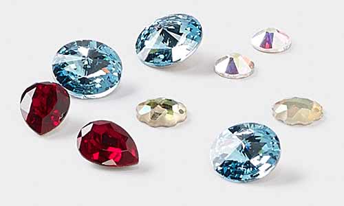 Flat back, Crystal Passions®, crystal clear, foil back, 3.8-4mm round rose  (2088), SS16. Sold per pkg of 144 (1 gross). - Fire Mountain Gems and Beads