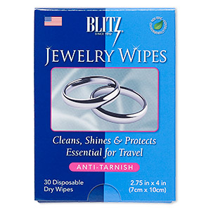 Item Number H20-6163BS Blitz® Dry Wipes Jewelry Cleaner