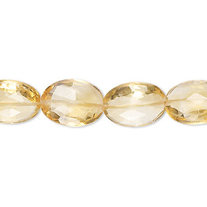 8 Inch Strand Citrine Yellow Quartz Faceted Marquise Shape Size 12x8mm Side Drilled