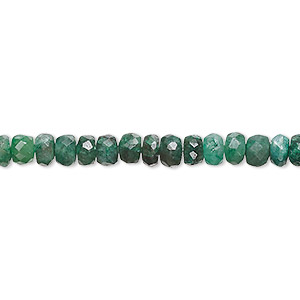 Details about   Natural Emerald gemstone beads 13 inch Rondelle Shape beads For jewelry BMC-703