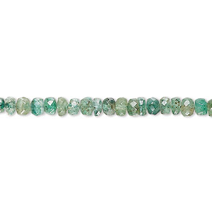 Plain Emerald Rondelle Gemstone Beads 45.50 CTW Smooth Emerald Rondelles Emerald Rondelle Beads 10 Inches Strand