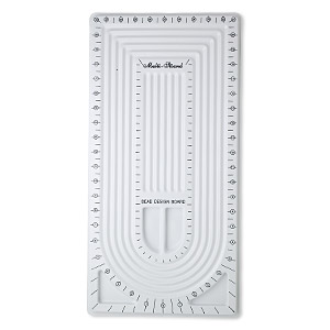 Bead board, polystyrene, white, 13 x 8-7/8 inch rectangle. Sold