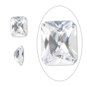 Faceted Gems Cubic Zirconia Clear