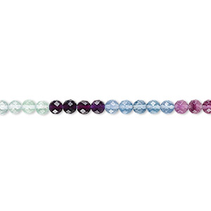 Beads Grade A Rainbow Fluorite