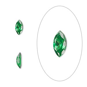 Faceted Gems Cubic Zirconia Greens
