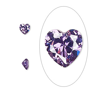 Faceted Gems Cubic Zirconia Purples / Lavenders