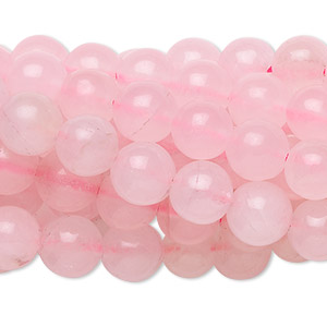 Bead, rose quartz (dyed), 8mm round, C grade, Mohs hardness 7. Sold per pkg of (10) 15-1/2&quot; to 16&quot; strands.