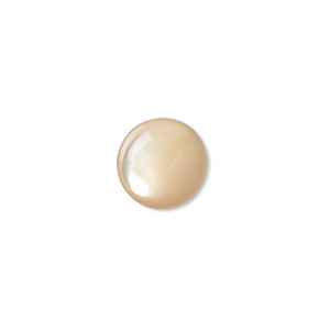 Cabochons Mother-Of-Pearl Beige / Cream