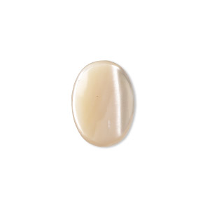Cabochons Mother-Of-Pearl Beige / Cream