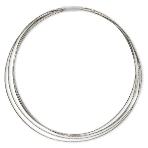 Wire, niobium, natural, half-hard, round, 20 gauge. Sold pkg of 5 feet.