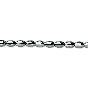 Bead, Hemalyke&#153; (man-made), 5x3mm oval. Sold per 15-1/2&quot; to 16&quot; strand.
