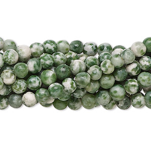 16 inch strand 10mm Moss Agate Round Beads