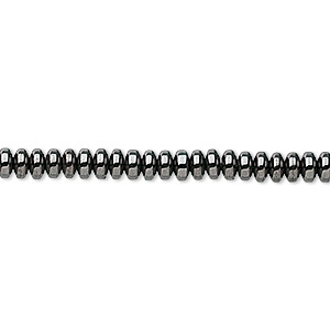 Bead, Hemalyke&#153; (man-made), 4x2mm rondelle. Sold per 15-1/2&quot; to 16&quot; strand.