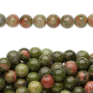 Beads Grade C Unakite