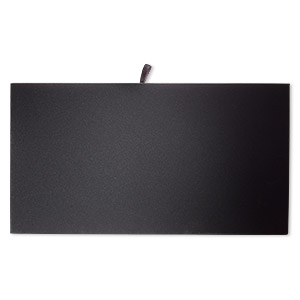 Tray insert, velveteen, black, 14 x 7-3/4 inch pad. Sold individually.