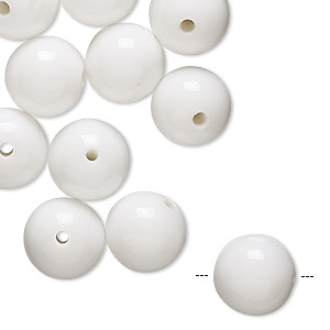 Beads Glass Whites