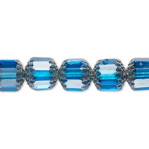 Czech Beads Glass Blues