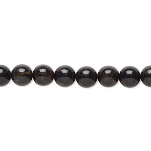 Beads Grade B Black Obsidian