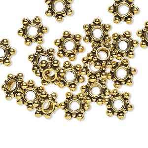 Beads Gold Plated/Finished Gold Colored
