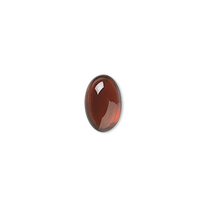 Cabochon, garnet (natural), 6x4mm hand-cut calibrated oval, B grade, Mohs hardness 7 to 7-1/2. Sold per pkg of 4.