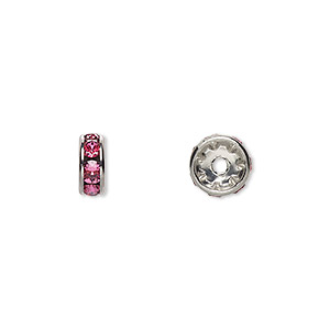 Spacer Beads Crystal Pinks