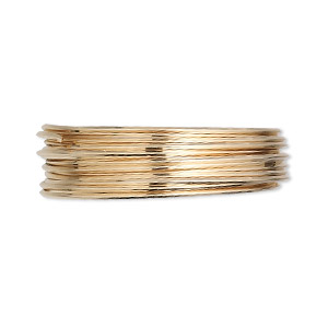 20 Gauge Round 14/20 Yellow Gold Filled Half Hard 5FT by CRAFT WIRE 