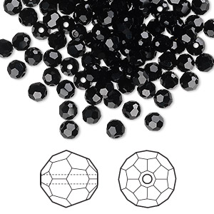 Beads Crystal Blacks