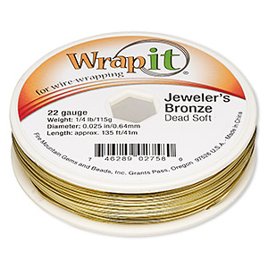 LeGold 22 Gauge 10 Yards Copper Craft Wire Silver Plated Tarnish Resistant  Antique Bronze Color