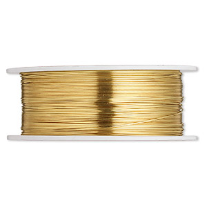 Wire, Wrapit&reg;, Jeweler&#39;s Bronze, dead-soft, round, 24 gauge. Sold per 1/4 pound spool, approximately 220 feet.