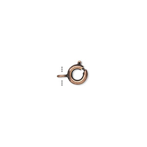 Springring Copper Plated/Finished Copper Colored