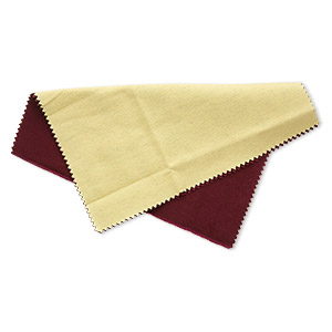 Polishing cloth with rouge, Fabulustre&reg;, 10-1/2 x 8-inch rectangle. Sold individually.