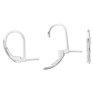 Lever Back Earring 16mm Sterling Silver (Pair)