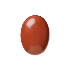 Cabochon, red jasper (natural), 25x18mm calibrated oval, B grade, Mohs hardness 6-1/2 to 7. Sold per pkg of 2.