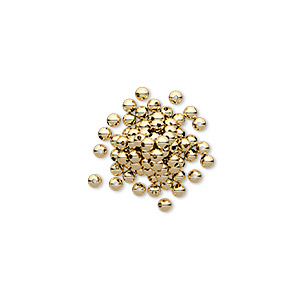 Bead, 14Kt gold-filled, 2mm smooth round. Sold per pkg of 100.