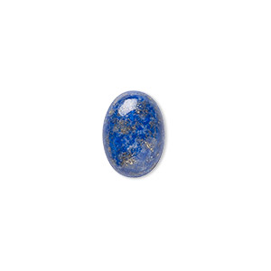 Cabochon, lapis lazuli (natural), 14x10mm calibrated oval, B grade, Mohs hardness 5 to 6. Sold per pkg of 2.