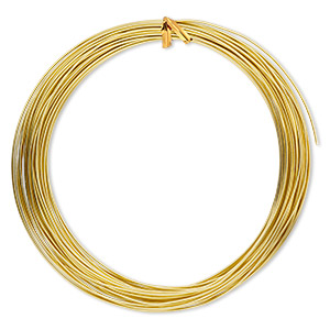 Wire-Wrapping Wire Aluminum Gold Colored