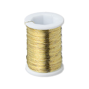 Wire-Wrapping Wire Gold Plated/Finished Gold Colored