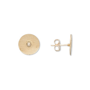 Earstud Components Gold-Filled Gold Colored