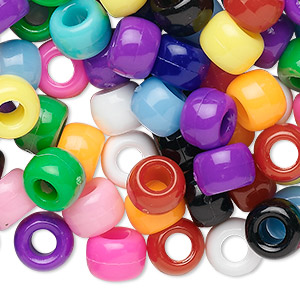 Beads Shapes Tagged Faceted Pony Beads - Pony Bead Store