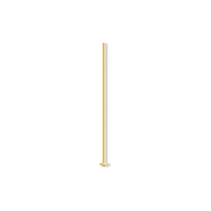 Standard Head Pins Gold Plated/Finished Gold Colored