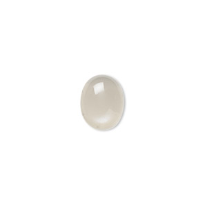Cabochon, silver moonstone (natural), 10x8mm hand-cut calibrated oval, B grade, Mohs hardness 6 to 6-1/2. Sold per pkg of 6.