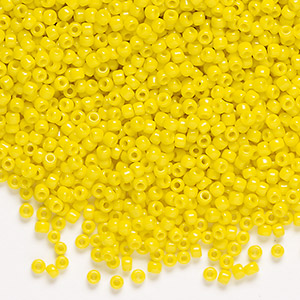 Seed Beads Glass Yellows