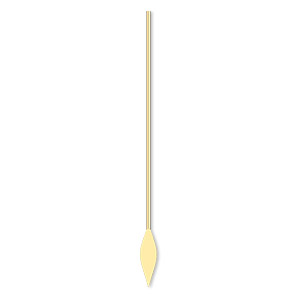 Paddle pin, 14Kt gold-filled, diamond shaped, 1-3/4 inches long, 23 gauge. Sold per pkg of 10.