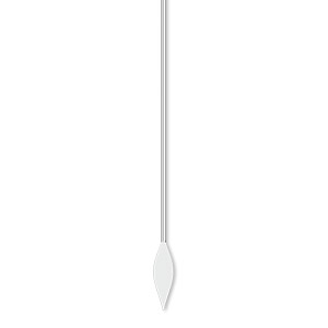 Paddle pin, sterling silver, 1-3/4 inches, diamond shaped, 23 gauge. Sold per pkg of 10.