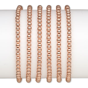 Stretch Bracelets Copper Colored Everyday Jewelry