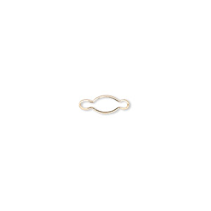 Link, Wrap-Tite&reg;, 14Kt gold, 5x3mm oval setting. Sold individually.