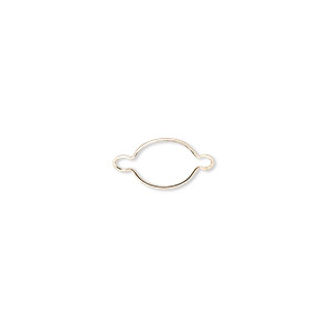 Link, Wrap-Tite&reg;, 14Kt gold, 8x6mm oval setting. Sold individually.