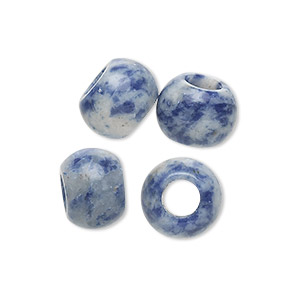 Bead, Dione&reg;, sodalite (natural), 12x9mm hand-cut rondelle, B grade, Mohs hardness 5 to 6. Sold per pkg of 4.